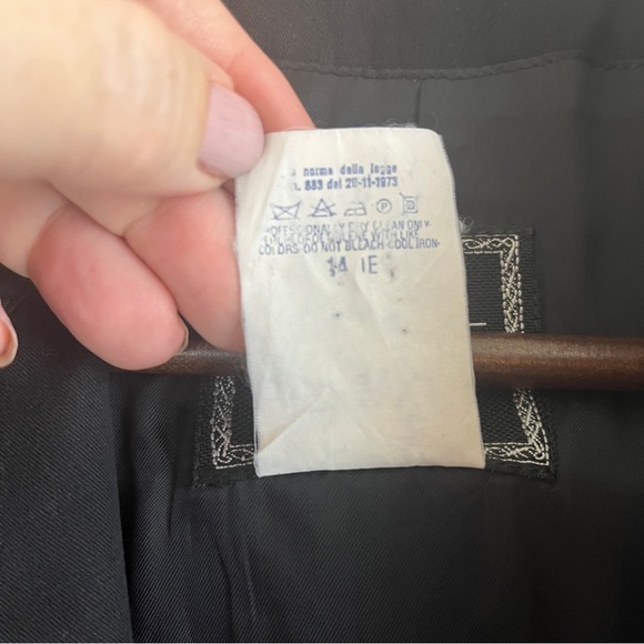 Versace Vest Womens Medium Black Jeans Couture Size M Medium Medusa Pulls Zip Up - Picture 11 of 16